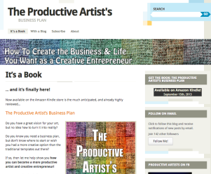 The Productive Artist site